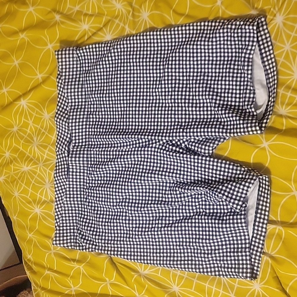 Gingham bike shorts